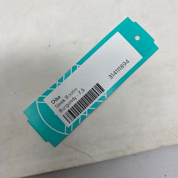 Diba Womens Sleek Bootie Burgundy Suede Ankle Boots Size 7.5 - Picture 9 of 9